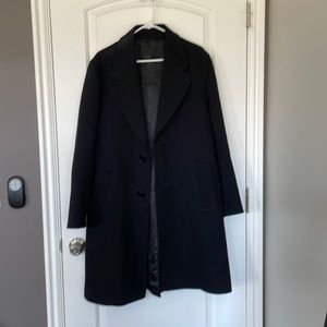 Prada Mens Black Peacoat